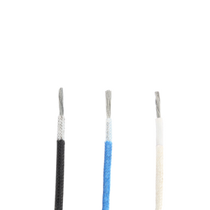 Cable trenzado de fibra de vidrio y aislado con caucho de silicona UL3125/3126